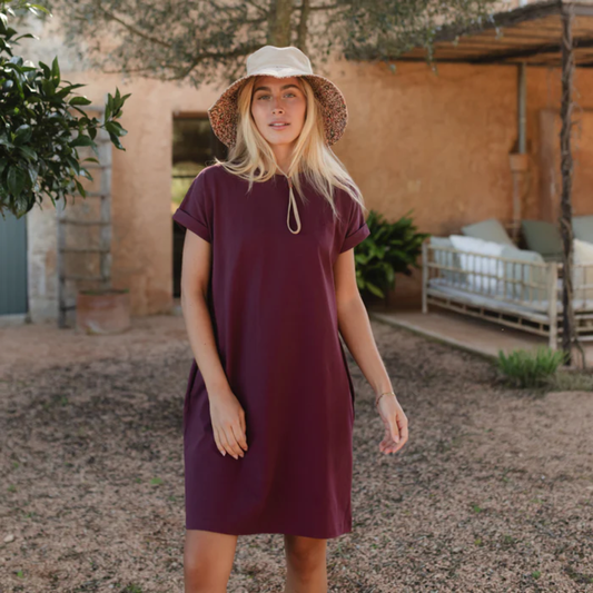 Robe T-shirt en coton bio MEIKE - NORDLICHT