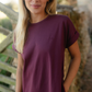 Robe T-shirt en coton bio MEIKE - NORDLICHT