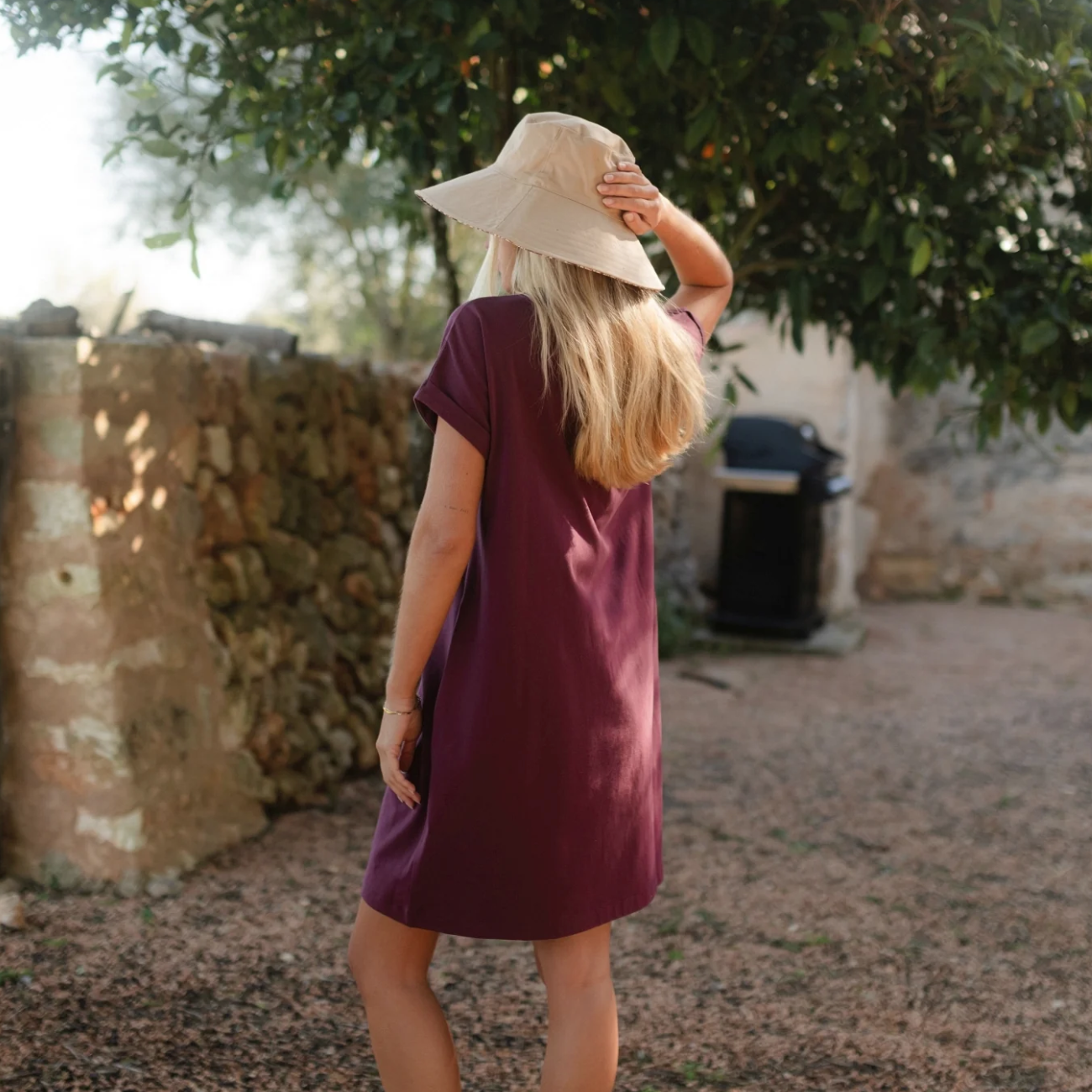 Robe T-shirt en coton bio MEIKE - NORDLICHT