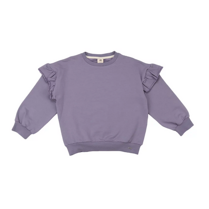 Pull manches volantées LILA- WALKIDDY