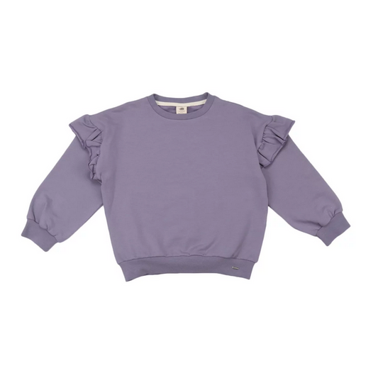 Lila - Pull manches volantées - WALKIDDY