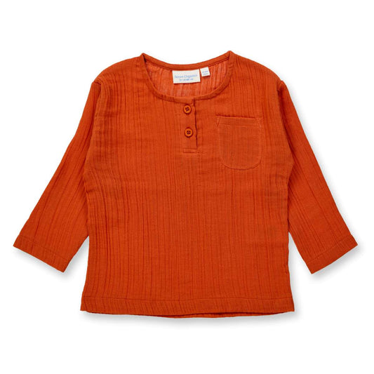 T-shirt PLIN en gaze de coton bio - SENSE ORGANICS