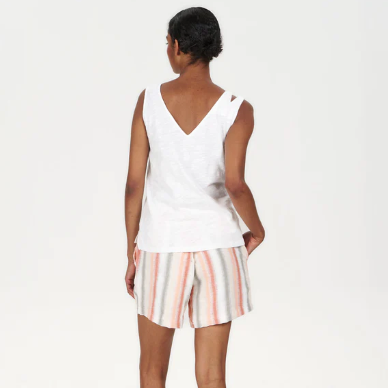 Short rayé en coton bio GRACE - KOMODO