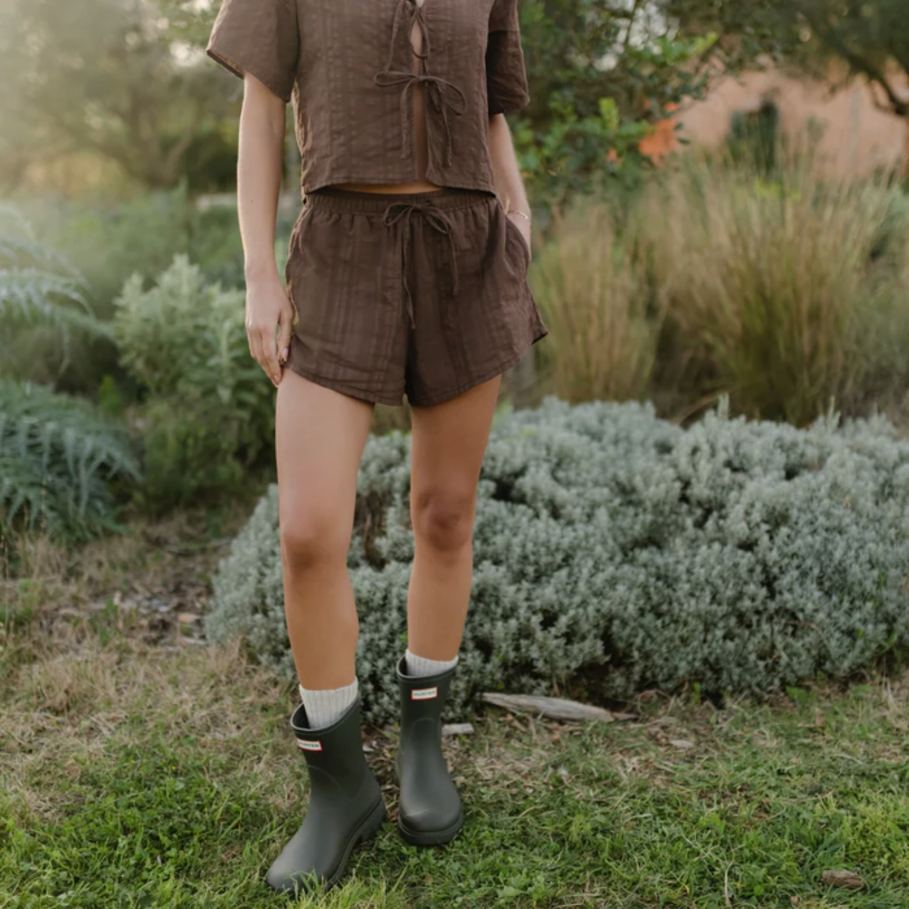 Short fin en coton bio EIRA - NORDLICHT