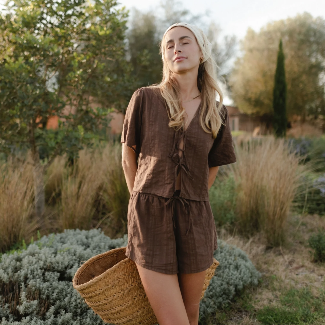 Short fin en coton bio EIRA - NORDLICHT