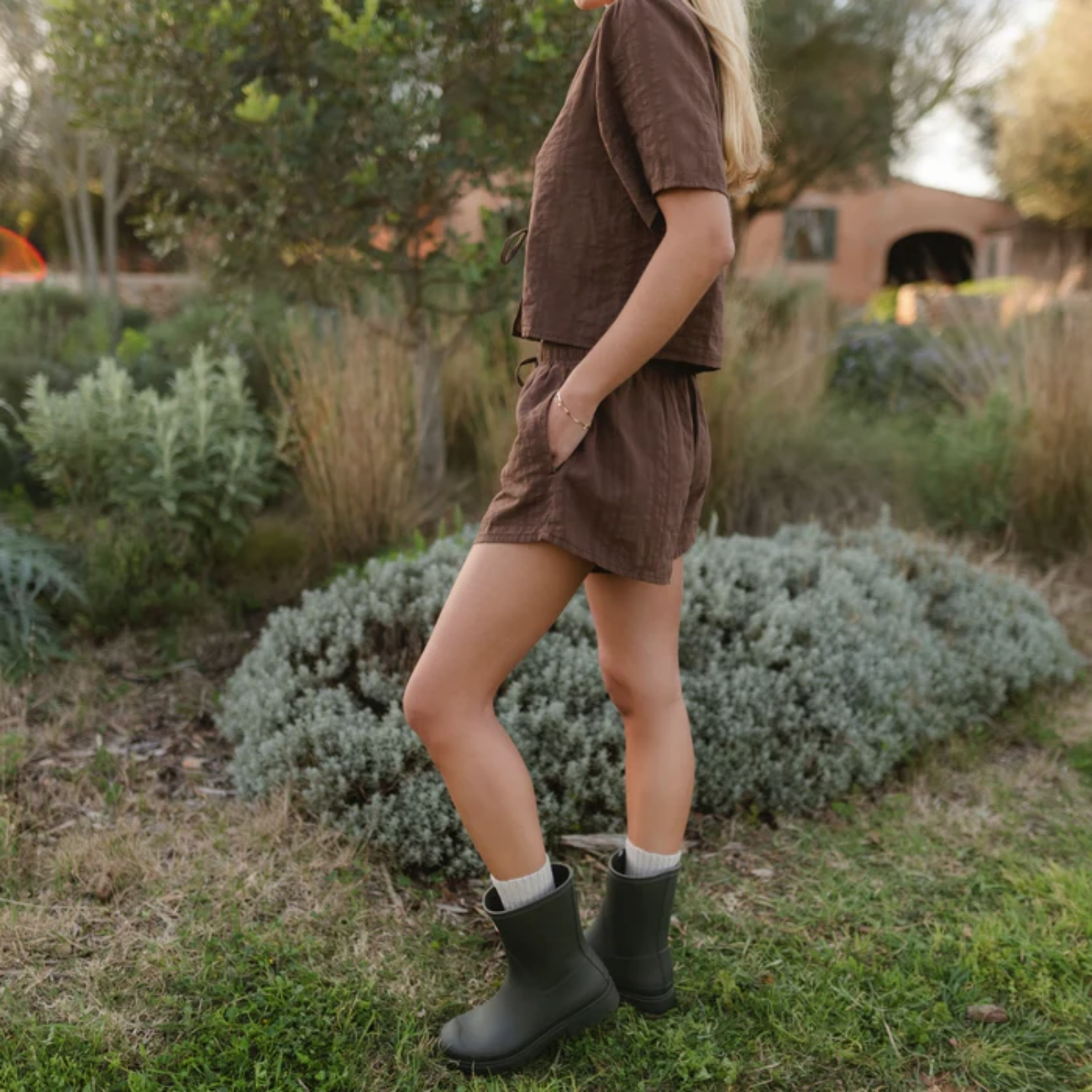 Short fin en coton bio EIRA - NORDLICHT