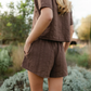 Short fin en coton bio EIRA - NORDLICHT