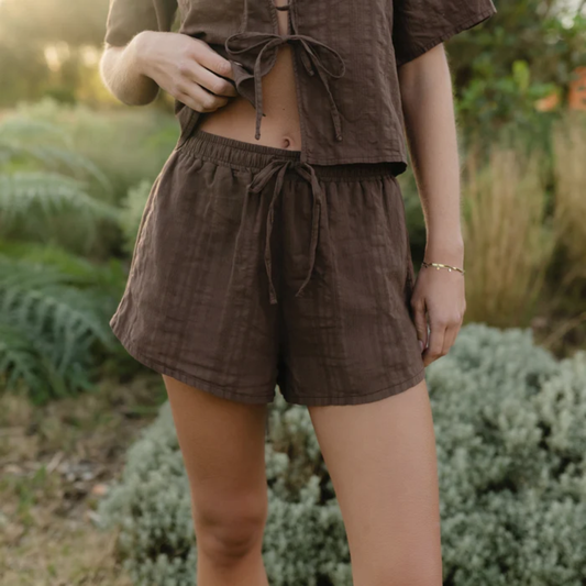 Short fin en coton bio EIRA - NORDLICHT