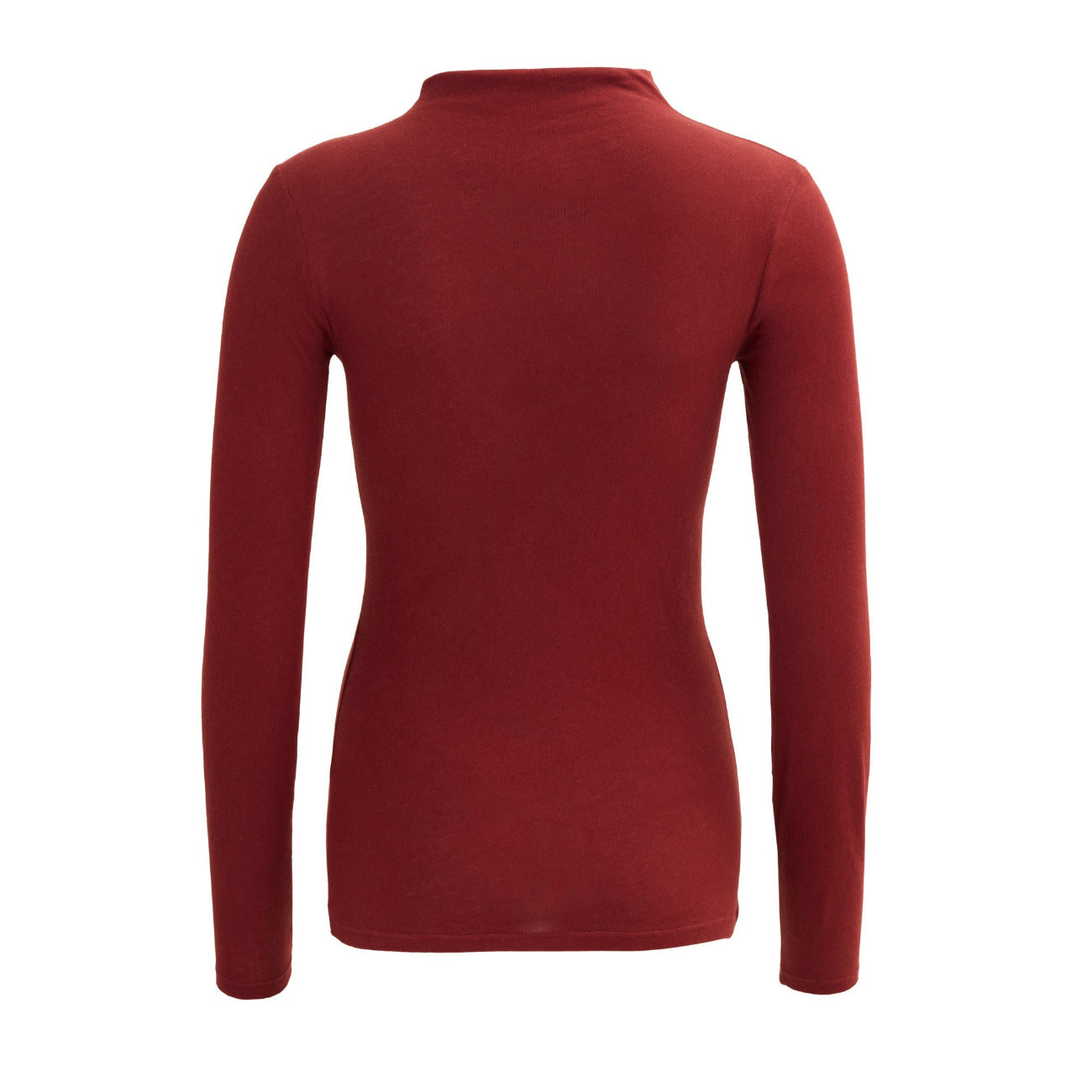 T-shirt manches longues et col montant en coton bio - PEOPLE WEAR ORGANIC