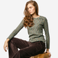 T-shirt côtelé PRISCA en coton bio - LIVING CRAFTS