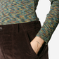 T-shirt côtelé PRISCA en coton bio - LIVING CRAFTS