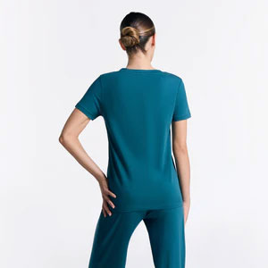 T-shirt coton et tencel pour femme - TRUE NORTH