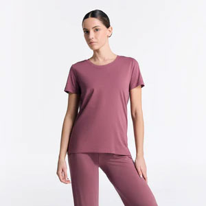 T-shirt coton et tencel pour femme - TRUE NORTH