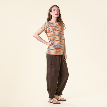 Pantalon cargo 100% tencel TINETTE - LIVING CRAFTS