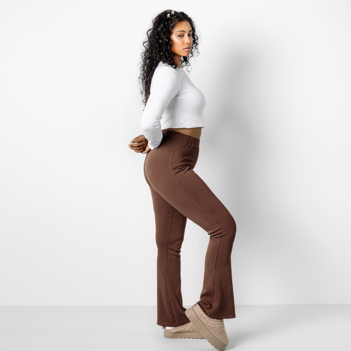 Pantalon EVOLET à pattes d'éléphant - TRUE STORY