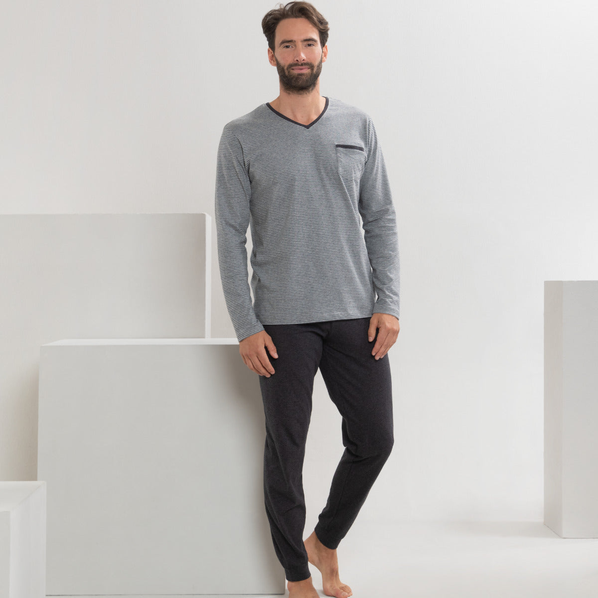 Pyjama Homme COLIN en coton bio - LIVING CRAFTS