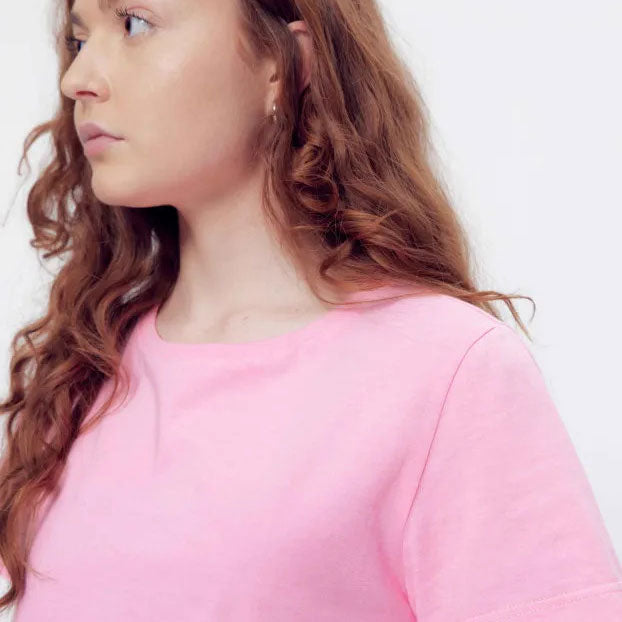 T-shirt COLORS en coton pour femme - LA GENTLE FACTORY