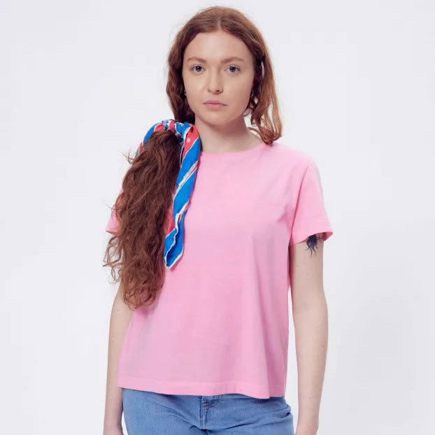T-shirt COLORS en coton pour femme - LA GENTLE FACTORY