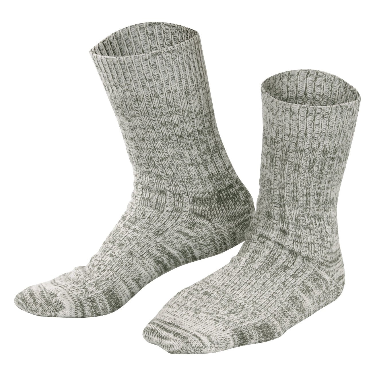 Chaussettes norvégiennes JEAN laine et coton - LIVING CRAFTS