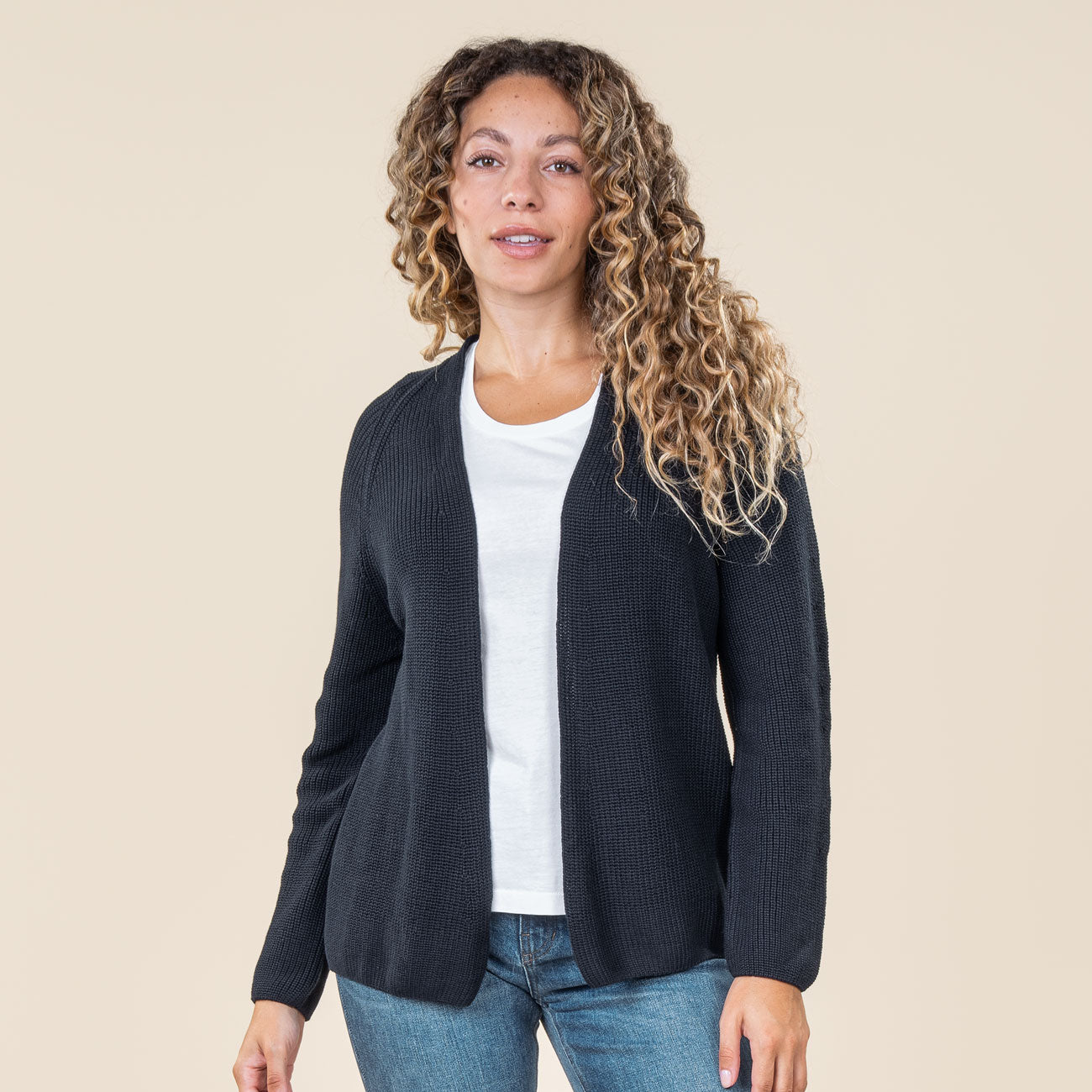 Cardigan OLIVIA 100% coton bio - LIVING CARFTS