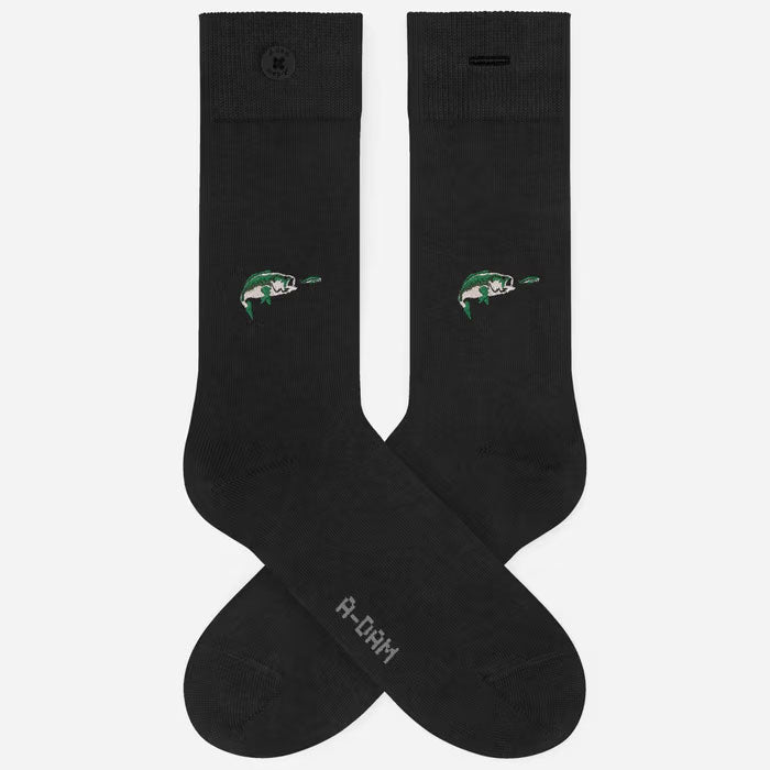 Chaussettes brodées Bouton - ADAM