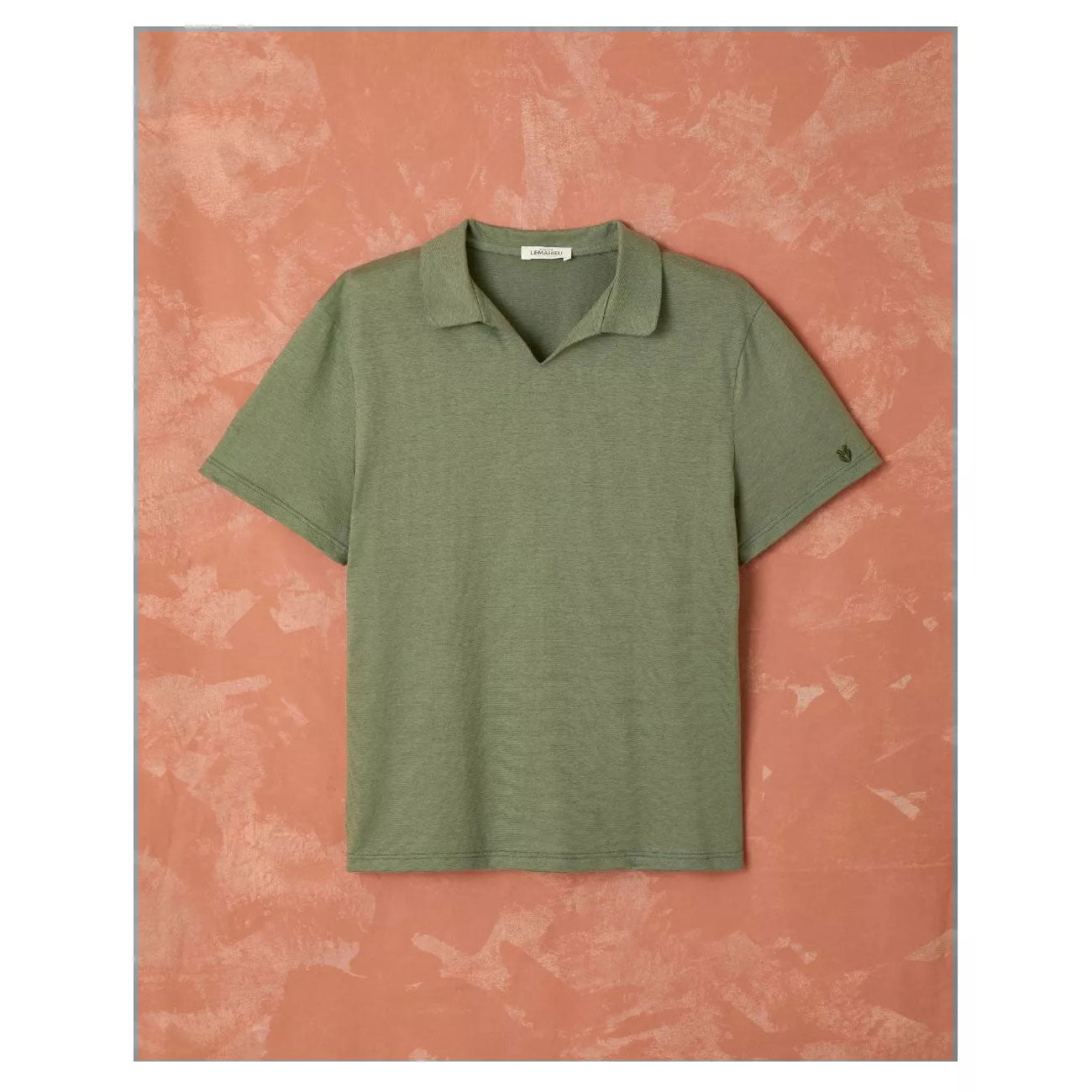 Polo en Lin et Coton bio fabriqué en France - LEMAHIEU