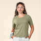 T-shirt manches courtes TABERA 100% coton bio - LIVING CRAFTS