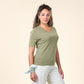 T-shirt manches courtes TABERA 100% coton bio - LIVING CRAFTS