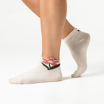 Socquettes THYLA en coton bio - LIVING CRAFTS